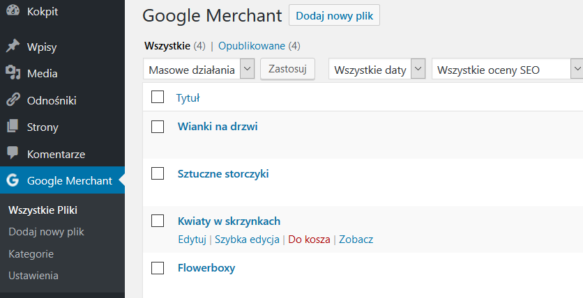 google merchant feedy 
