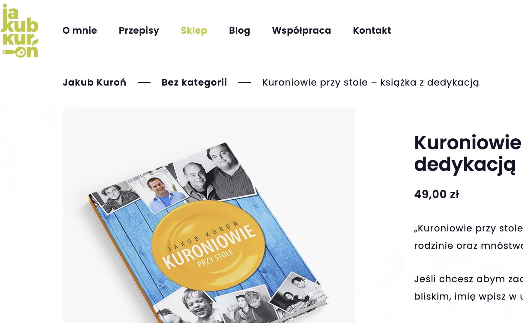 kuron.com.pl: widok sklepu internetowego