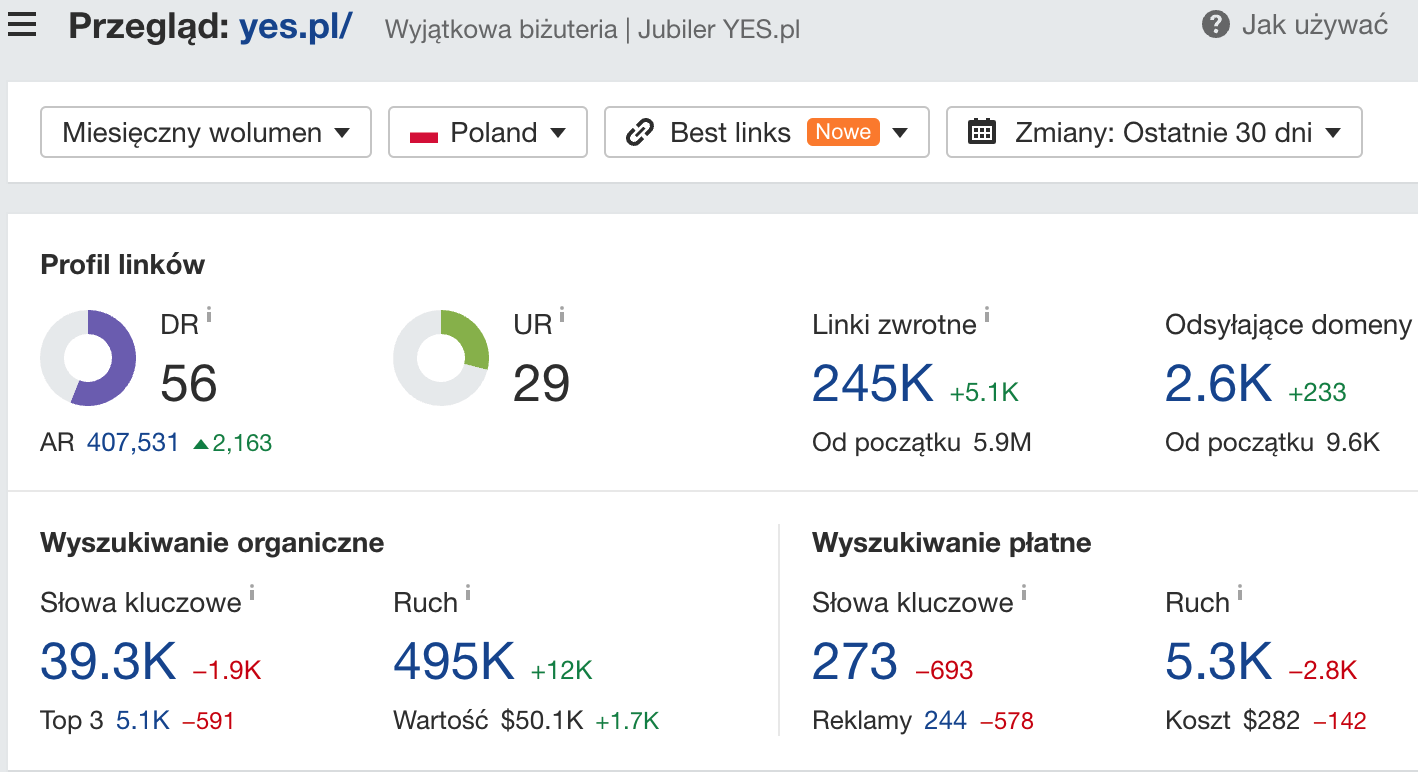 yes.pl: informacje o domenie